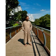 Khaki Jubah Long Sleeve Al Aseel