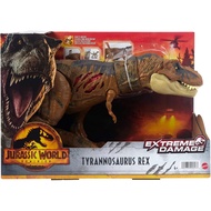 Jurassic World  Articulated Tyrannosaurus Rex Destruction Figure, Movable Jaws, Scratches on Both Si