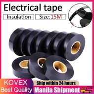Electrical tape 15M /8M/3M 1 pack/electrical tape/tapes/electical 1PC Black Tape Wire PVC