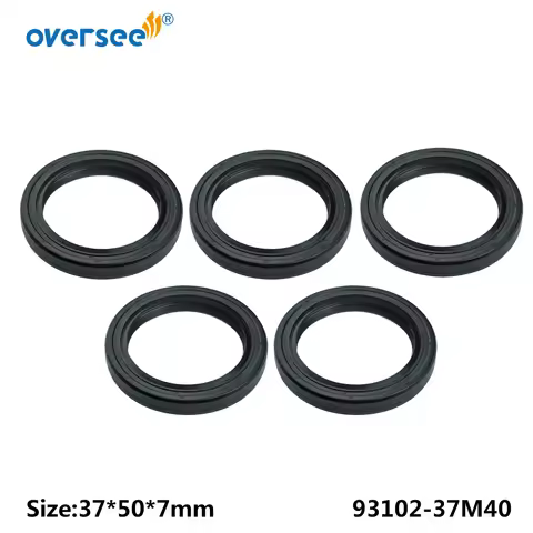 93102-37M40 Oil Seal For Yamaha Outboard Motor 4T F25 F50 F70 Hp Size:37*50*7mm; 93102-37M40-00