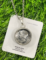 日本North Works N-516摩根銀幣項鍊 美國復古硬幣 純銀項鍊 銀飾