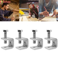 C-clamp Jaw Silver Stainless Steel Table Bracket Tiger Clamp With Screw