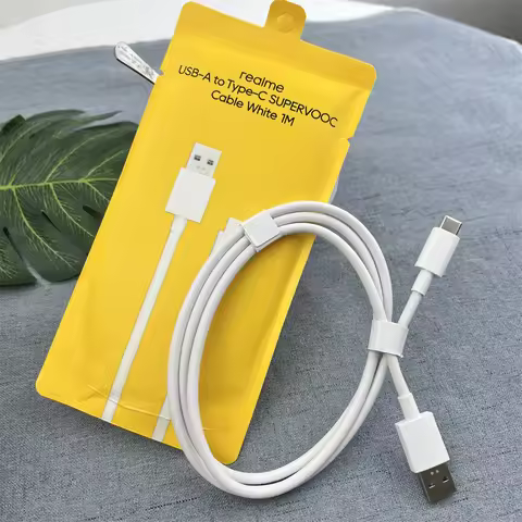 Original 12A 240W 150W Super Fast Charging Cable 1M USB-A To Type-C Data Cord For Realme 15 14 13 12