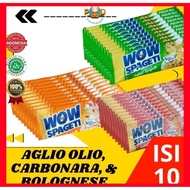Wow Spageti instant Spaghetti kemasan 75g-88g/harga untuk satu renceng isi 10bks/Mix