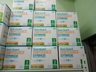 Disposable Syringe 3cc 23Gx1" (0.6x25mm) with Needle - Box of 100 pcs. - Sterile- Medical Syringe