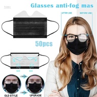 50pcs Halloween Disposable Face Masks Breathable Non-Woven Fabric Protective Face Masks