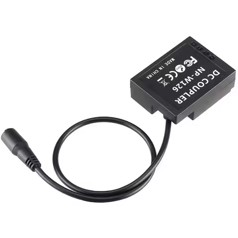 NP-W126 Dummy Battery DC Coupler for Fuji X-T1 X-T2 X-T3 X-T10 X-T20 X-T30 X-Pro1 X-Pro2 X-Pro3 DSLR