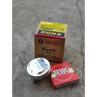 TOBAKI FORGED PISTON 57MM (DOME) with ORIGINAL RIK Ring &gt;&gt;LC135/Y15ZR/FZ150&lt;