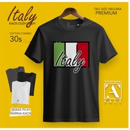 ITALY ITALY SOUVENIR T-SHIRT WITH ITALY LABEL TAG PREMIUM GIFT FOR CHILDREN AND ADULTS
