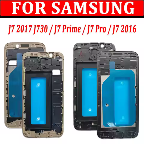 NEW Housing LCD Frame For Samsung J7 2017 J730 J7 Prime J7 Pro J7 J710 2016 Front Housing Middle Fac