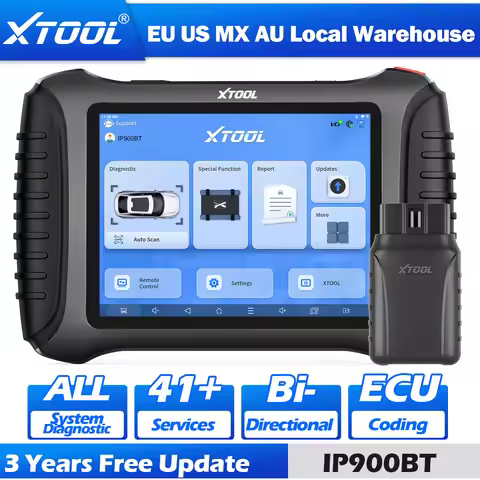 XTOOL InPlus IP900BT BT Car Diagnostic Tools PK D8W Automotive Scanner OBD2 Full Systems ECU Coding 