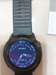 Garmin Fenix 6X Pro   (歐洲版)複合式多功能戶外 智慧 三鐵 手錶 黑 二手