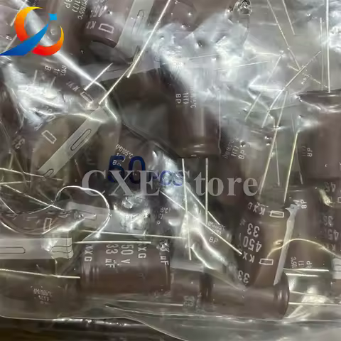 10PCS KXG 450V33UF Volume 16X25MM EKXG451ELL330ML25S NCC Electrolytic Capacitors 33UF 450V NEW