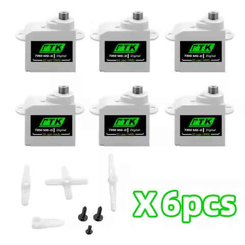 PTK 7350 MG-D 5.5g Digital Servo Metal Gear for EPP F3P F3K F3L F5L Glider indoor plane RC Car Helic