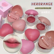 HERORANGE HERORANGE Honey Lip Cheek Dual-Use Lipstick Lipstick Natural All-Match Whitening Matte Mon