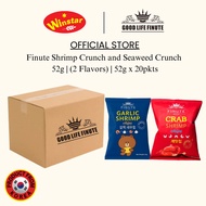 [Carton Sale] Finute Shrimp Crunch & Chips | Seafood Snacks | Garlic Chips |