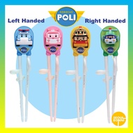 [Robocar Poli] Kids Learning Chopsticks / Children Baby Training Character Chopsticks / Kids Easy Us