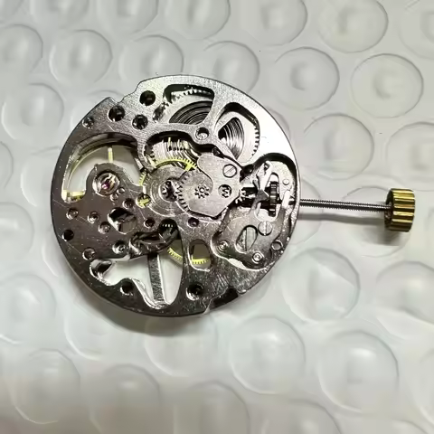 7120 manual movement watch accessories stainless steel 7120 movement watch case DIY accessories