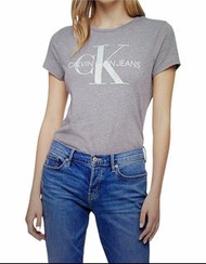 CK 女版上衣 Jennie 同款上衣 Calvin Klein tee 灰色