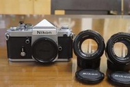 稀有美機 Nikon F2  尖頭眼平觀景器DE-1+Nikkor-S.C. Auto 50mm F1.4 FM2 F