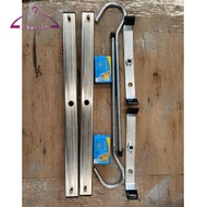 [deevoka] Ladder Roof Clamps for Car Heavy Duty Lockable Portable Ladder Clamps Secure Accessories L