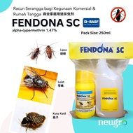 BASF Fendona SC (250ml) Alpha-Cypermethrin 1.47% Insecticide Bed Bug Ant Cockroach House Fly Killer 