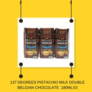 137 DEGREES PISTACHIO MILK DOUBLE BELGIAN CHOCOLATE 180MLX3