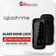 Igloohome Glass Door Lock | Digital Door Lock | Free Installation and Delivery |  3 Way Authentication