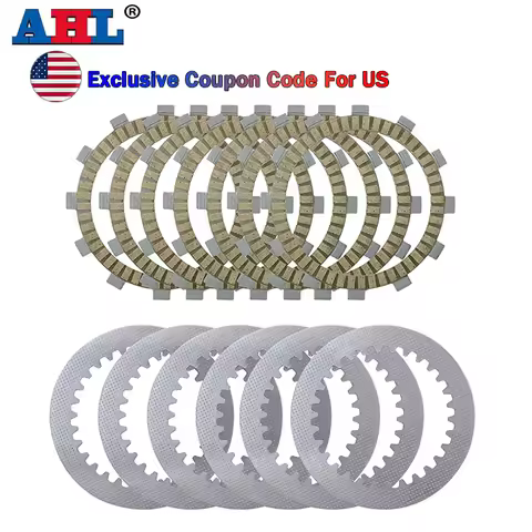 Motorcycle Clutch Friction Plates & Steel Plate Kit For KAWASAKI KLX250 D-Tracker KDX200 KL250 KLX25