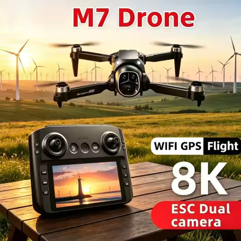 Original M7 RC Drone 8K HD Dual Camera Professional Aerial Photography Quadcopter Portable Foldable 