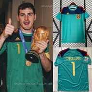 ⚡ #1 Casillas 卡斯拿斯 Spain 西班牙 2010 世界盃 Goalkeeper 龍門 jersey 波衫 守門員 球衣 綠色💎紫鑽商家💎 所有衫款/球員/號碼全齊。有鐘意嘅款直接帶圖