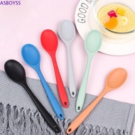 ASBOYSS Stirring Spoon Fall Proof Nonstick Ice Cream Silicone Yogurt Integrated Cooking Spoon