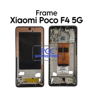 MESIN Xiaomi Poco F4 5G Middle Bone Frame/ 22021211Rg/ 22021211Ri - Engine & LCD Stand