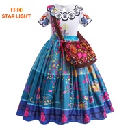 ENCANTO Mirabel Costume Cartoon Movie ENCANTO dress Girl Birthday Party Princess Mirabel Costume