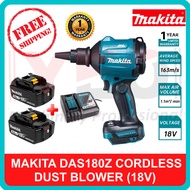 MAKITA DAS180Z 18V CORDLESS DUST BLOWER  -1 YEAR WARRANTY