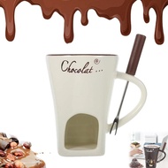 Fondue Cups Tealight, Chocolate Fondue Mug, Sweet Fondue Cup, Chocolate Melting Mug, Fondue Coffee C