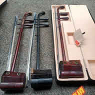 Antique Red Sandalwood Erhu Musical Instrument Faucet Hexagonal Erhu Full Set Ethnic Musical Instrum