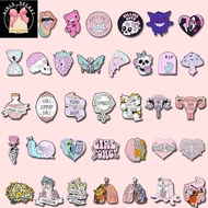 QQBanimallogo Girl Power Enamel Pins Feminism Brooch Badges Self Love The Future Is Female Lapel Pin