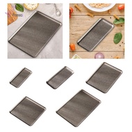 [freneci] BBQ Tray Easy Clean Food Tray Multipurpose Food Cafeteria Storage Tray Baking Sheet Displa