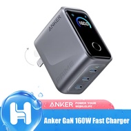 Anker GaN 160W Fast Charger With Monitor, The First Windows Ai (CN) Charger With Four Languages