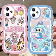 A-7 New LABUBU TPU Casing for Realme 14T C31 14 9i C35 9 14X C30 Pro Plus 5G Transparent Case