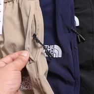 THE NORTH FACE โลโก้ปัก Beijia กางเกงกีฬาฤดูร้อนของผู้ชายกางเกงลำลองกางเกงผ้าไหมบางระบายอากาศกางเกงล
