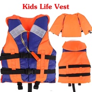 Kids Life Jacket Water Sport Fishing Swimming Boating Life Vest with Whistle Outdoor Swimming Boating Skiing Driving Vest Jacket