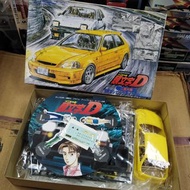 頭文字D HONDA CIVIC TYPE R EK9 1/24 FUJIMI