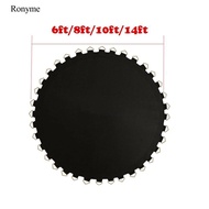Ronyme Trampoline Mat Replacement 6ft 10ft 12ft Jumping Pad with V Rings Springs for Outdoor Fitness