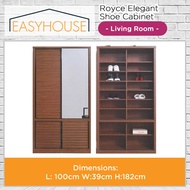 Royce Elegant Shoe Cabinet | Living Room | Space Saver Compare to Conventional Shoe Cabinets