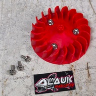 MESIN MIO STAINLESS HENG ENGINE FAN BOLT SET MIO STAINLESS HENG MAGNETIC FAN BOLT