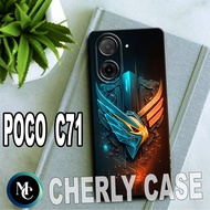 Rubber case for poco C71/CC39/ Esport Motif/case poco C71/Casing poco C71/silicon/softcase CASETAPOR