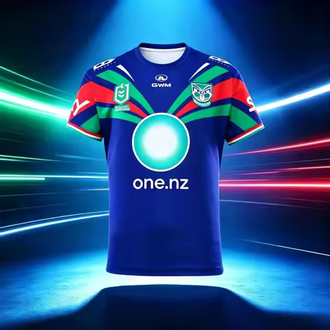 2026 New New Zealand Warriors One Nz Rugby League Jersey Men Y2K T-shirt Oversize Suitable for Fashi