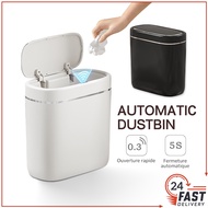 【SG STOCK✅】7L/9L Automatic Dustbin Slim Gap Sensor Dustbin Waste Bin Dustbin Trash Bin for Bathroom/